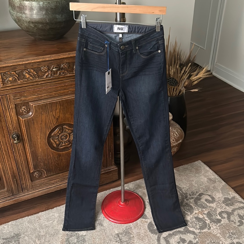 NWT Paige HOXTON High Rise Straight Leg Jeans